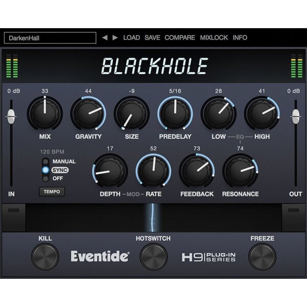 Blackhole Reverb Plug-in - Eventide Audio