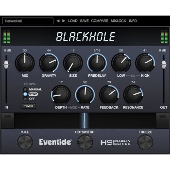 Blackhole Reverb Plug-in - Eventide Audio