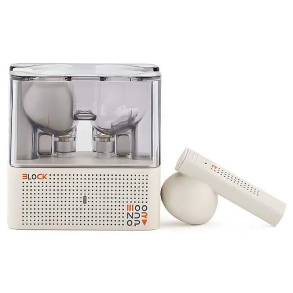 BLOCK True Wireless Stereo (Earbuds) | White - Moondrop