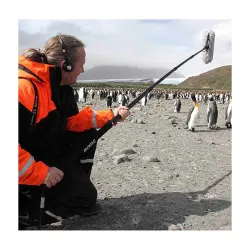 Boompole - 84-328 cm / 950 gr alüminyum boom pole (YENI Model) - 2