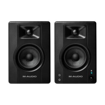 BX3 BT - Bluetooth 5.0 | 2 x 25 Watt Bluethooth 5.0 bağlantılı Masaüstü Monitör (Çift) - M-Audio