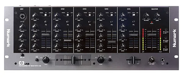 C3USB 5 Kanal Usb DJ Mikseri - 1