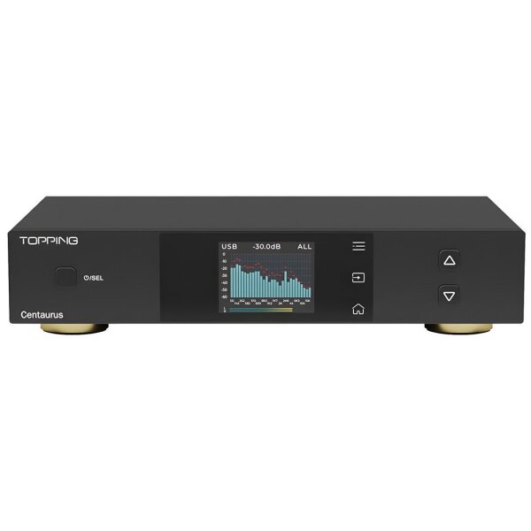 CENTAURUS Fully Balance High Performance R2R DAC | Black - Topping Audio