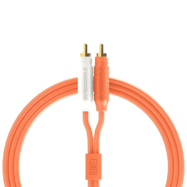 Chroma Cables Audio RCA to RCA Cable 2mt | Neon Orange - DJ TechTools
