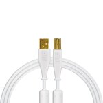 Chroma Cables USB-A to B - 1.5mt | Straight White - DJ TechTools