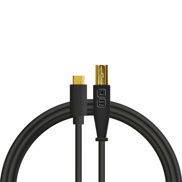 Chroma Cables USB-C to B - 1.5mt | Black - DJ TechTools