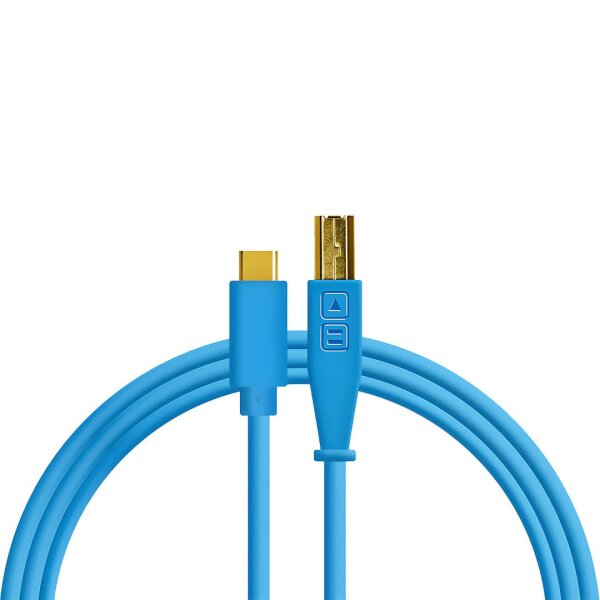 Chroma Cables USB-C to B - 1.5mt | Blue - DJ TechTools