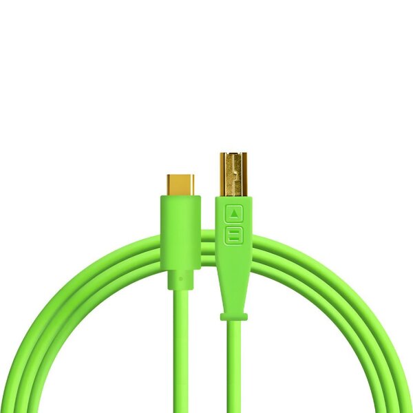 Chroma Cables USB-C to B - 1.5mt | Green - DJ TechTools