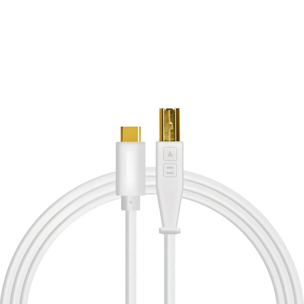 Chroma Cables USB-C to B - 1.5mt | White - DJ TechTools