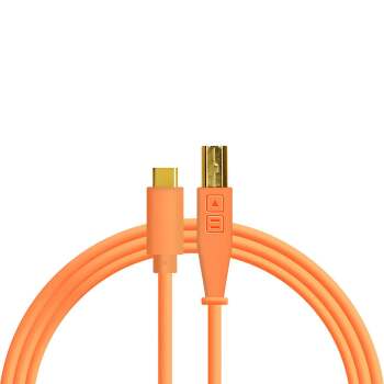 Chroma Cables USB-C to B - 2mt | Neon Orange - DJ TechTools