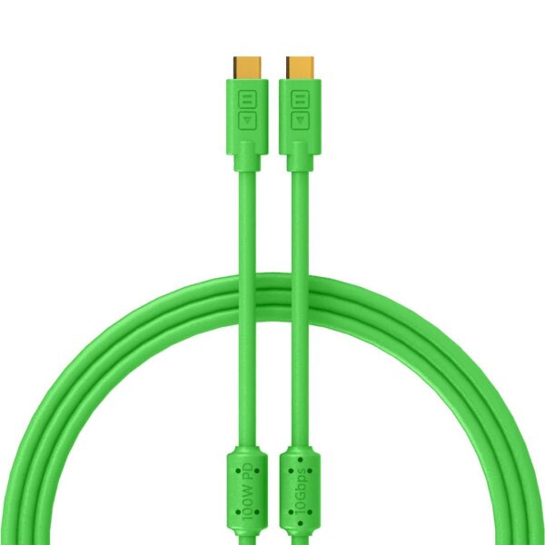 Chroma Cables USB-C to C - 1mt | Green - DJ TechTools