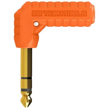 Chroma Jacks (Neon Orange) | 6.3mm Erkek - 3.5mm Dişi Stereo Kulaklık Ses Adaptörü - DJ TechTools