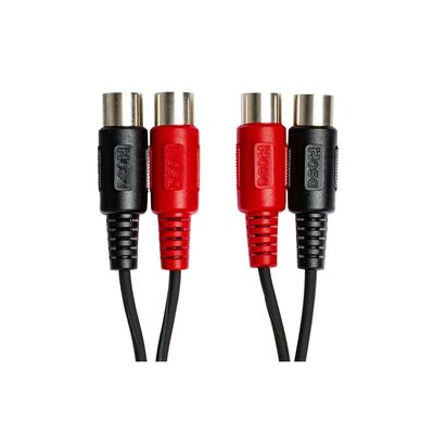 Çift 5-pin DIN (M) - 5-pin DIN (M) MIDI Kablosu 1 m (MID-201) - 2