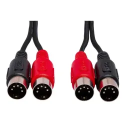 Çift 5-pin DIN (M) - 5-pin DIN (M) MIDI Kablosu 3 m (MID-203)	 - 2