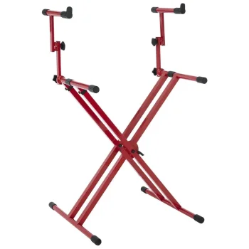 Çift Katlı X Tarzı Klavye Standı | GFW-KEY-5100XRED - Gator Frameworks