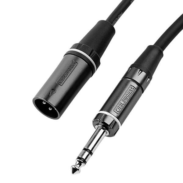 XLR Erkek - 6,35 mm TRS Erkek Kablo | Composer Serisi 3,05 m (10 ft) | GCWC-XLR-10MTRS - 3