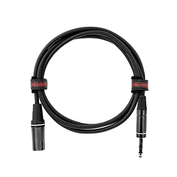 XLR Erkek - 6,35 mm TRS Erkek Kablo | Composer Serisi 1,52 m (5 ft) | GCWC-XLR-05MTRS - 2