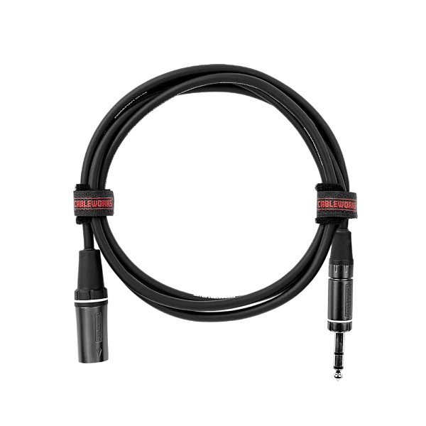 XLR Erkek - 6,35 mm TRS Erkek Kablo | Composer Serisi 1,52 m (5 ft) | GCWC-XLR-05MTRS - 2