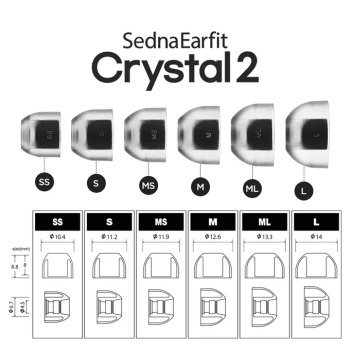Crystal Standard 2 (SS/S/MS) 3 Çift - 4