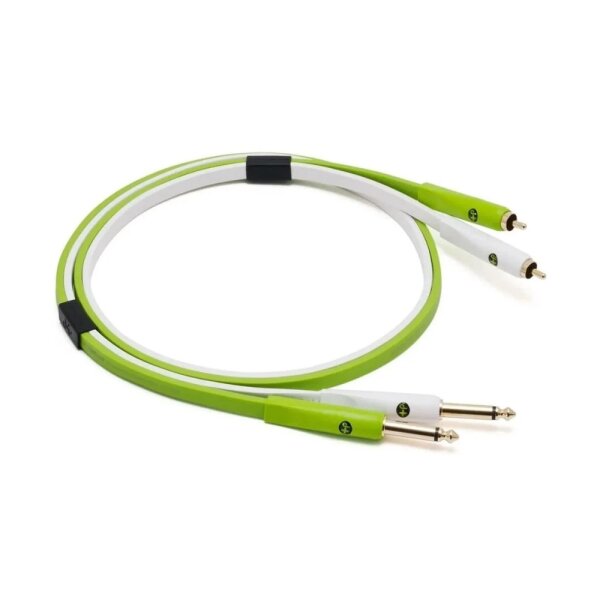 d+ RTS Class B / 3.0 mt DJ ve Prodüktörler için Yüksek Kalite 1/4TS → RCA Kablo - NEO