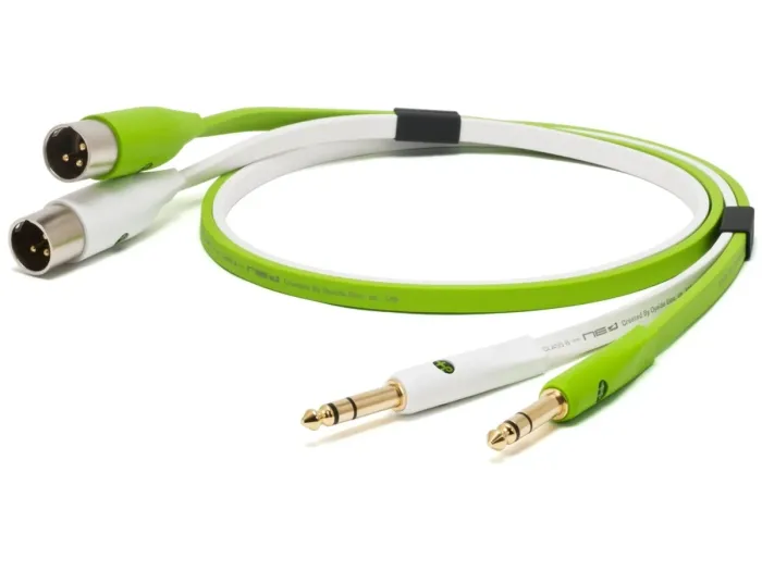 d+ TXM Class B / 3.0 mt 1/4 TRS (M) - XLR (M) Ultra Kaliteli Balanslı Aktif Stüdyo Hoparlör Kablosu - 1