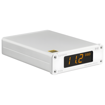 D10S DAC USB 32bit/384kHz DSD 256 XMOS U208 ES9038Q2M | Silver - Topping Audio