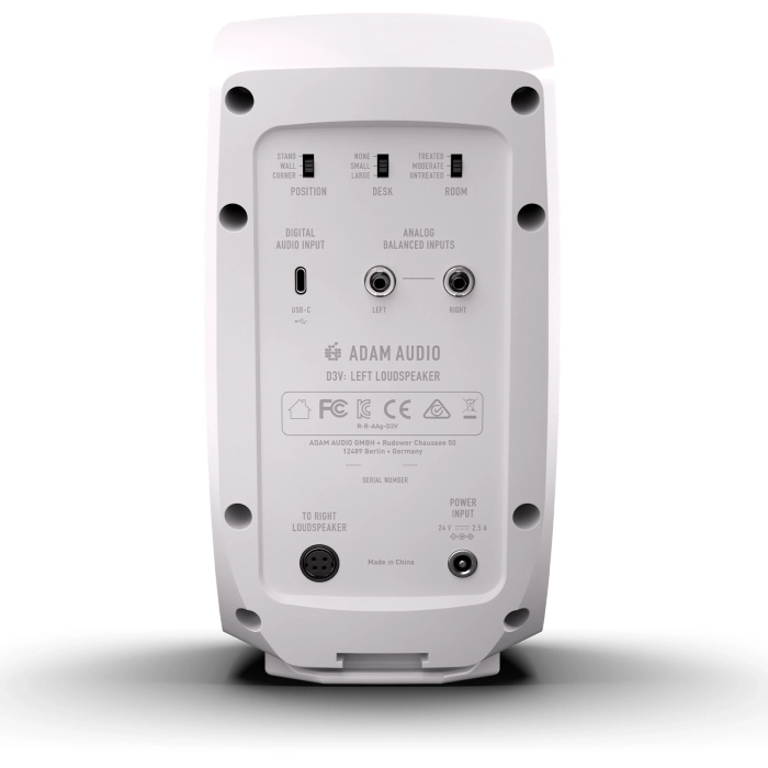 D3V Aktif Stüdyo Monitör Beyaz ( ÇİFT ) - 4