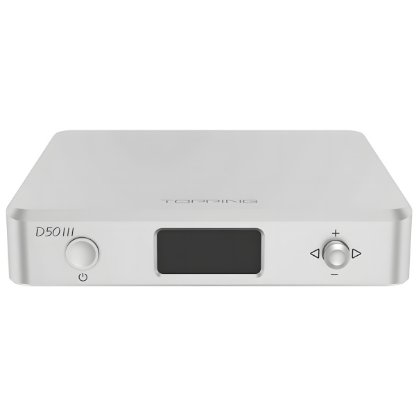 D50 III 2x ES9039Q2M DESKTOP HiFi DAC | Silver - Topping Audio