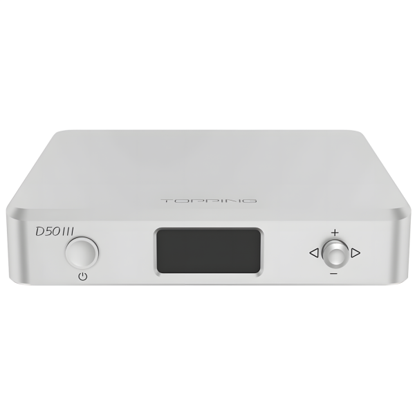 D50 III 2x ES9039Q2M DESKTOP HiFi DAC | Silver - 1