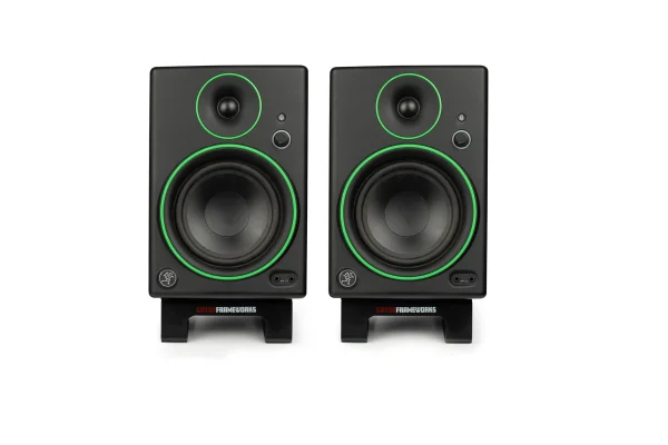Desktop Speaker Wedge Stand Pair | GFW-SPKSTMNDSK-WDG - 5