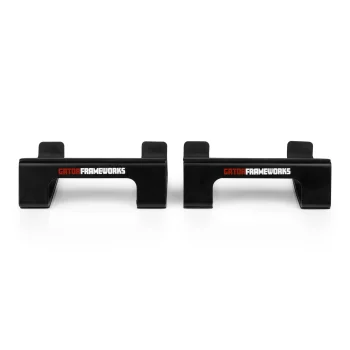 Desktop Speaker Wedge Stand Pair | GFW-SPKSTMNDSK-WDG - Gator Frameworks