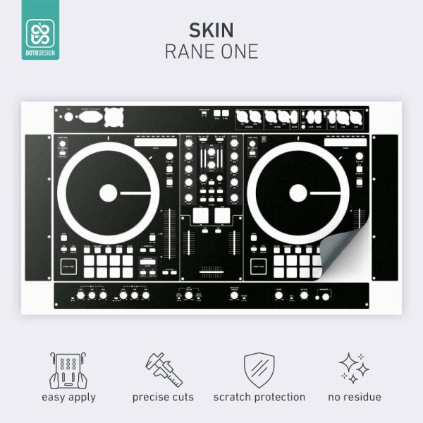 Skin Rane One Dj Controller - Koruyucu Kaplama - Siyah - 2