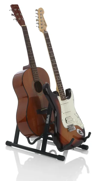 Double A-Frame Guitar Stand | RI-GTRAU2X - 1