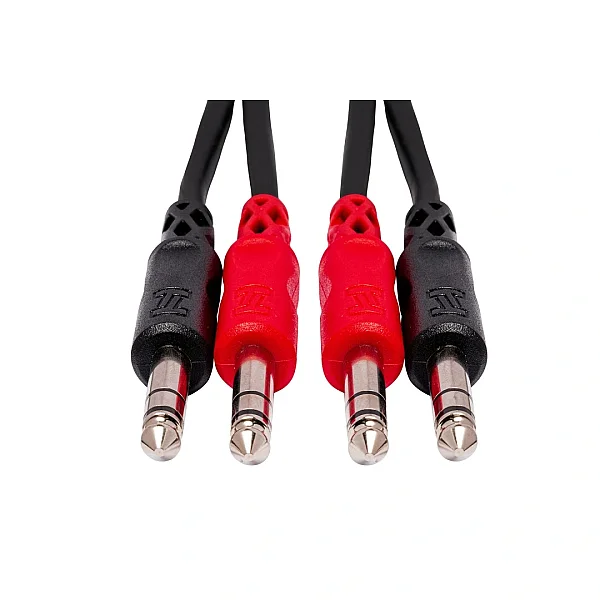 Dual 1-4" TRS (M) - 1-4" TRS (M) Balanslı kablo 1 mt. CSS-201 - 3