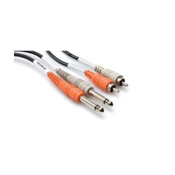 Dual 1-4'' TS (M) - RCA (M) Balanssız kablo 2 mt. CPR-202 - Hosa