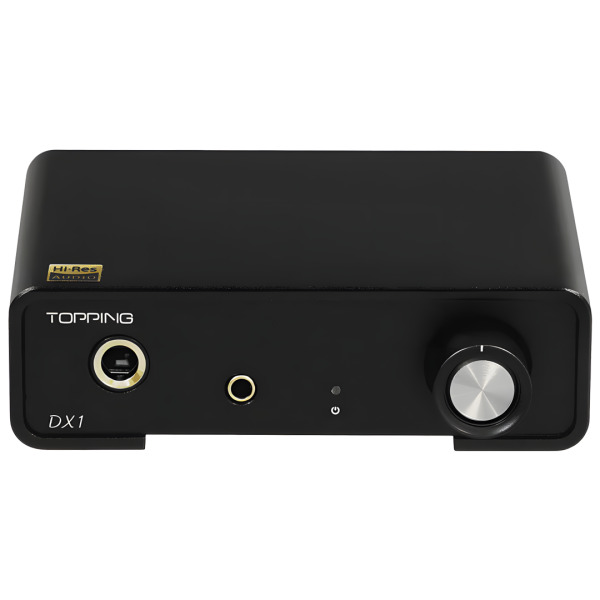 DX1 AK4493S Desktop DAC & Headphone Amplifier | Black - Topping Audio