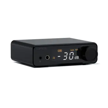 DX1 II Gaming DAC & Headphone Amplifier | Black - Topping Audio