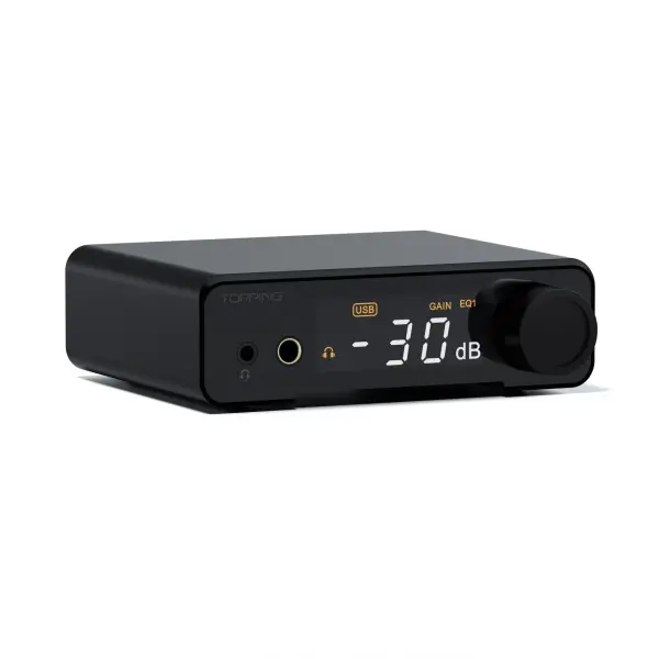 DX1 II Gaming DAC & Headphone Amplifier | Black - 1