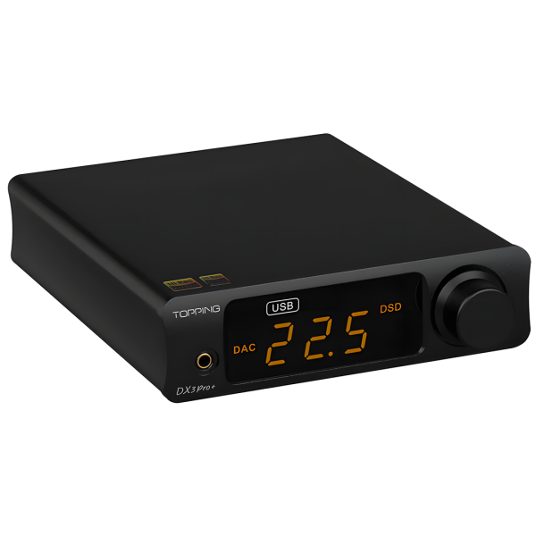 DX3 Pro+ ES9038Q2M Desktop DAC & Headphone Amplifier | Black - 2
