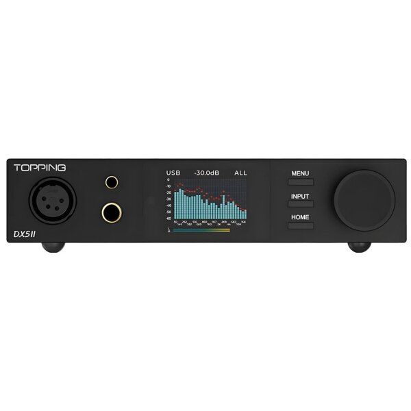 DX5 II Dual ES9039Q2M Desktop DAC & Headphone Amplifier | Black - 2