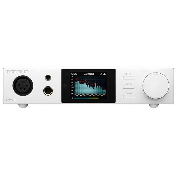 DX5 II Dual ES9039Q2M Desktop DAC & Headphone Amplifier | Silver - 2
