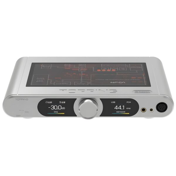 DX9 AK4499EQ Desktop DAC & Headphone Amplifier | Silver (B-STOK) - 1