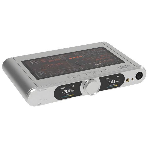 DX9 AK4499EQ Desktop DAC & Headphone Amplifier | Silver - 2