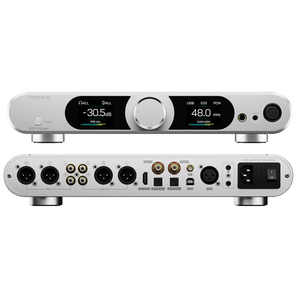 DX9 Discrete DAC & Headphone Amplifier | Silver - 4