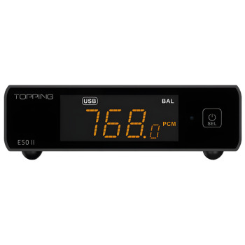 E50 II AK4497S Desktop DAC | Black - 2