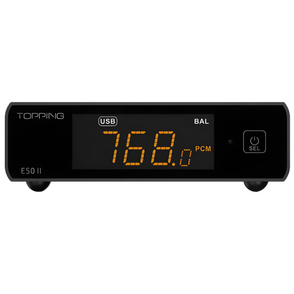 E50 II AK4497S Desktop DAC | Black - 2