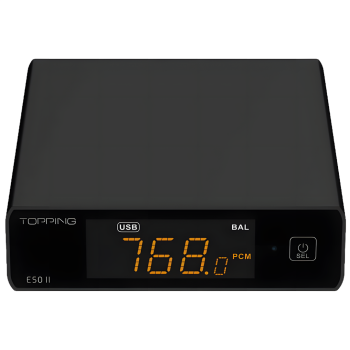 E50 II AK4497S Desktop DAC | Black - Topping Audio
