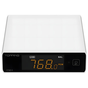 E50 II AK4497S Desktop DAC | Silver - Topping Audio