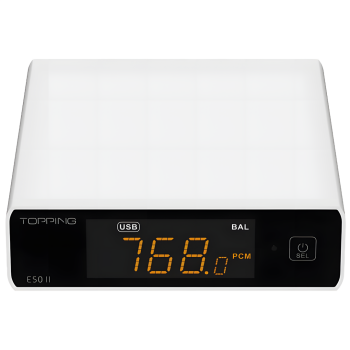 E50 II AK4497S Desktop DAC | Silver - Topping Audio