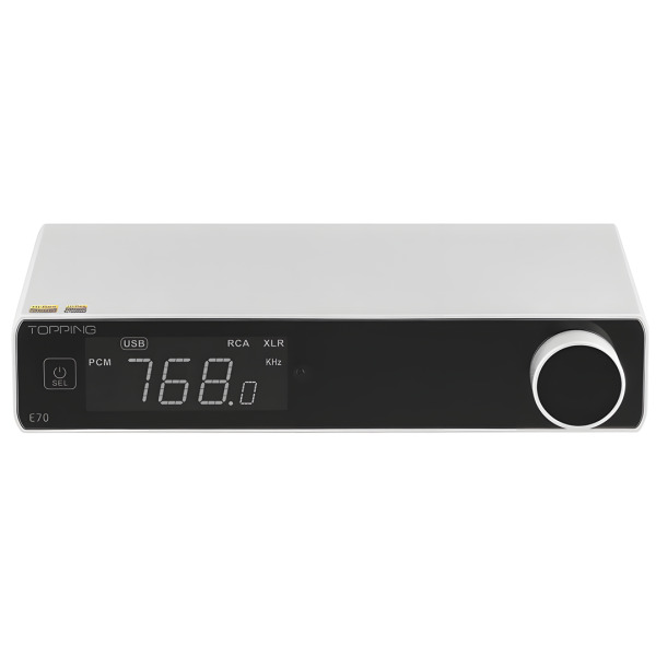 E70 DAC ES9028Pro | Silver - Topping Audio